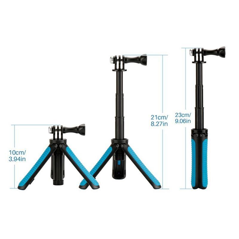 Mini Tripod Portable Extension Pole Handheld Self-Pole Shorty Go Pro Flexible Monopod Stick Mount For Action Cameras