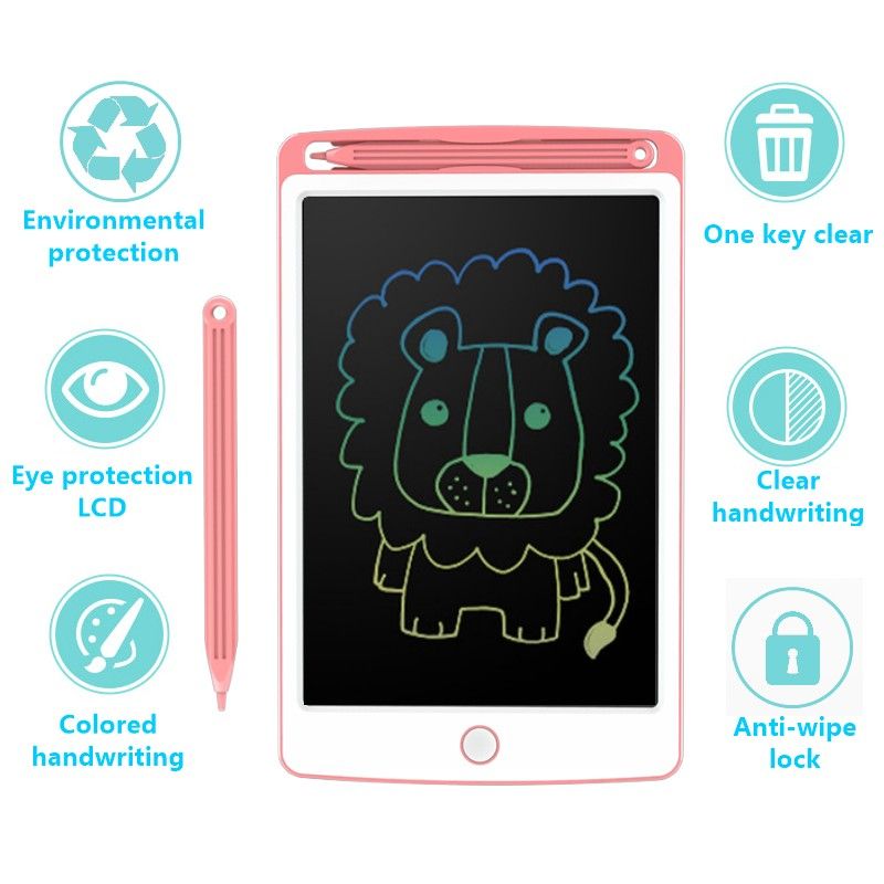 10 Inch LCD Writing Kids Drawing Color Graphic Mini
