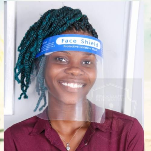 Transparent Face Shield With Elastic Loop X 5 FACE PCS