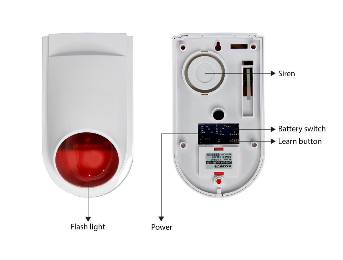 Wireless Outdoor Alarm