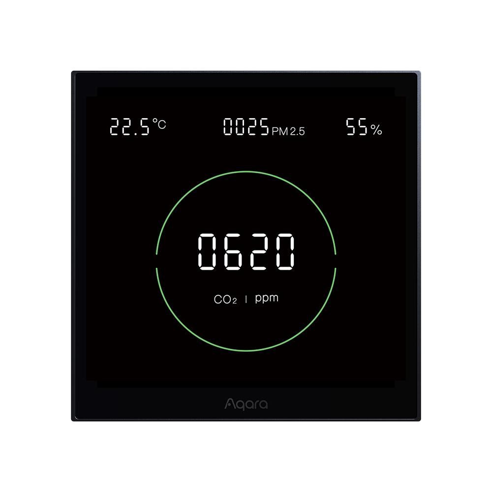 Aqara S1 Air Quality Monitor Panel Omni Directional Air CO2 PM2.5 Temperature Humidity Monitoring for Homekit Aqara Home App