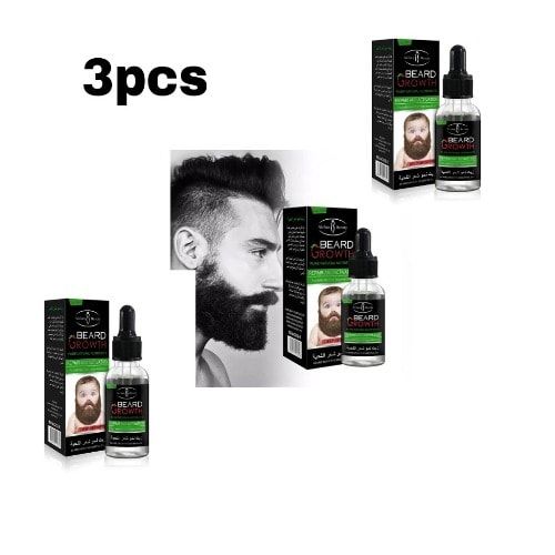 Beard Hair Growth Essential Oil 30ml X3pcs