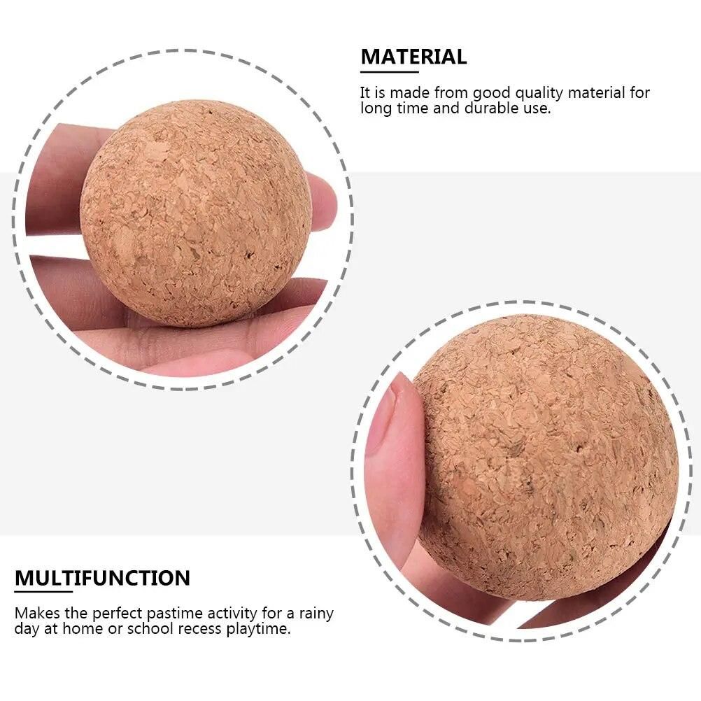 5pcs Table Football Cork Balls Table Soccer Ball Table Soccer Accessory Table Football Accessories Replacement Foosball