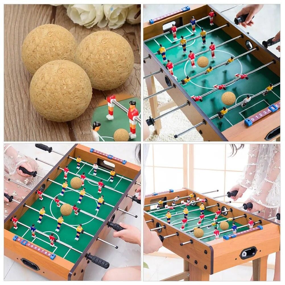 5pcs Table Football Cork Balls Table Soccer Ball Table Soccer Accessory Table Football Accessories Replacement Foosball