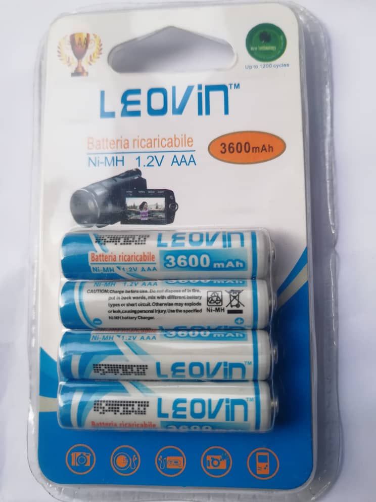 Quality 1.2v Ni-mh Battery AAA 3600mah 5Pcs