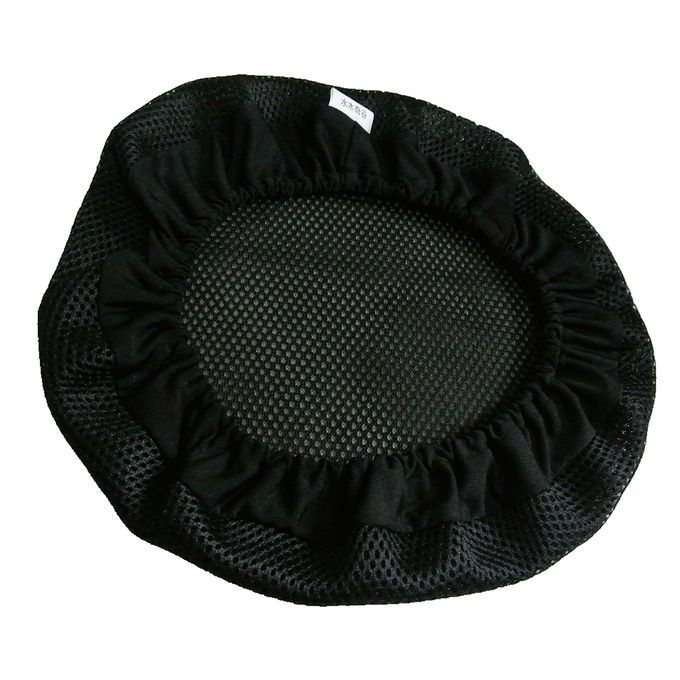 Black Bar Stool Covers Round Chair Seat Cover Sleeve Black 40cm