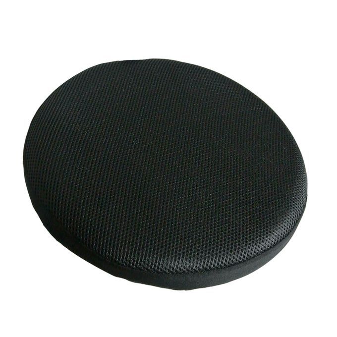 Black Bar Stool Covers Round Chair Seat Cover Sleeve Black 40cm