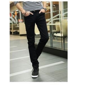 Men's Straight Jeans - Black