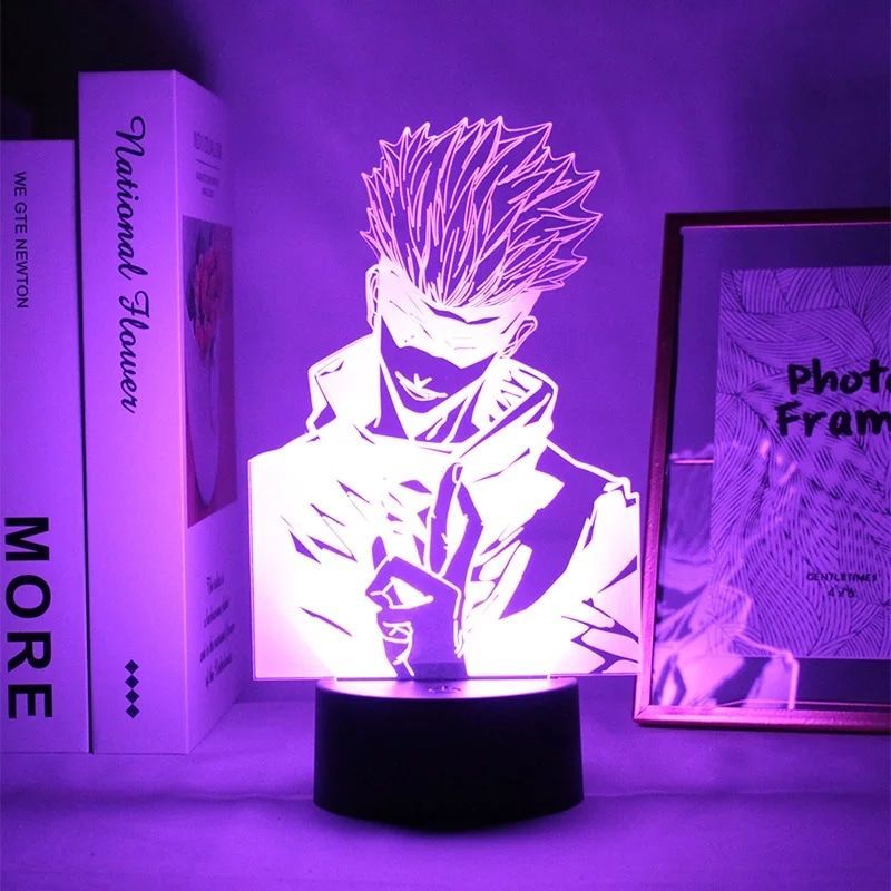 Anime Satoru Gojo Jujutsu Kaisen 3D Night Lamp Led Cartoon