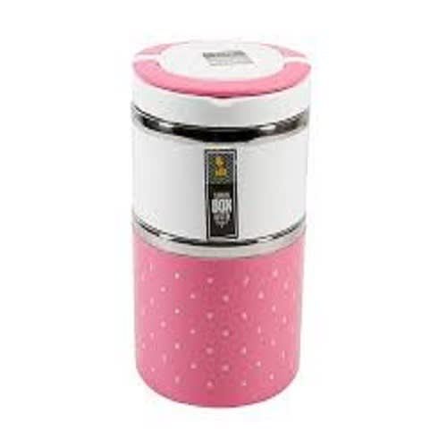 Double Layer Food Flask - Pink