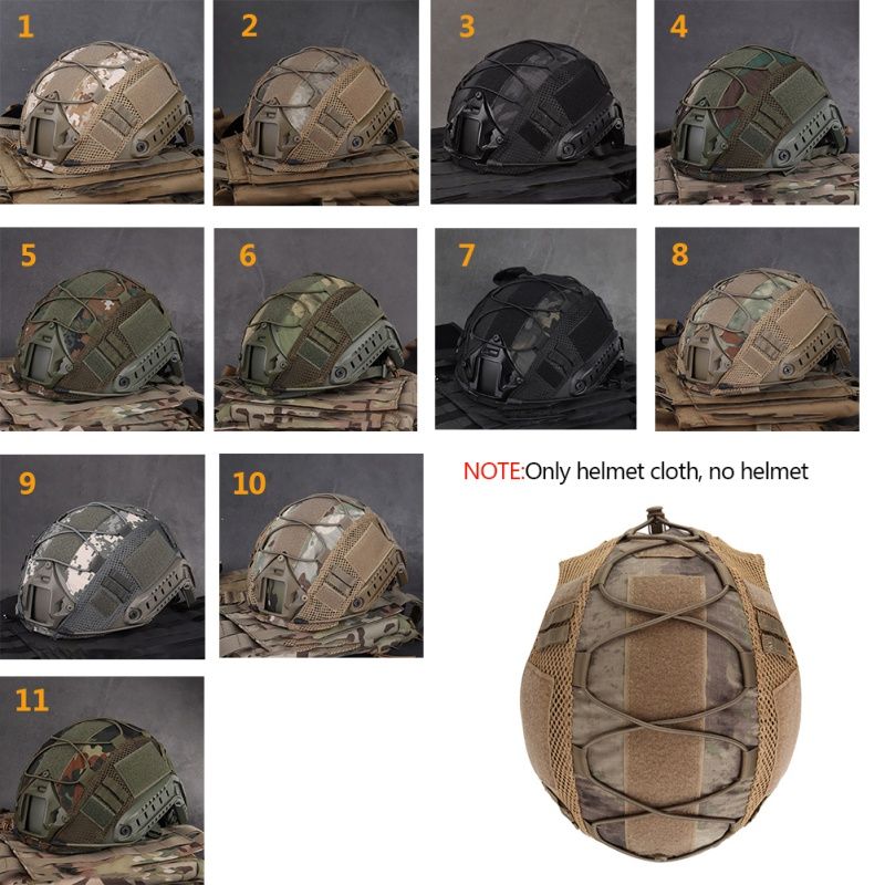 Hunting Tactical Military Combat Helmet Cover CS Wargame