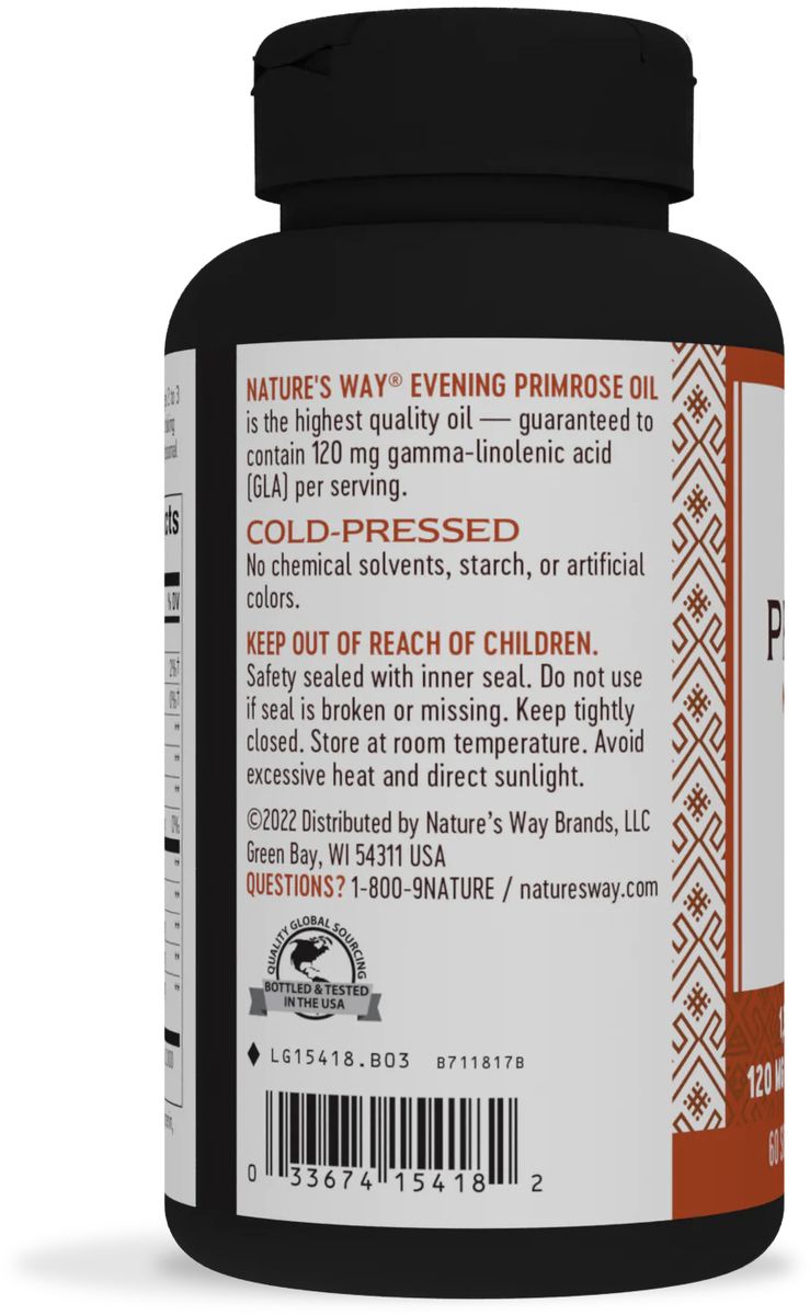 Evening Primrose Max Strength 1300mg - 60 Softgels