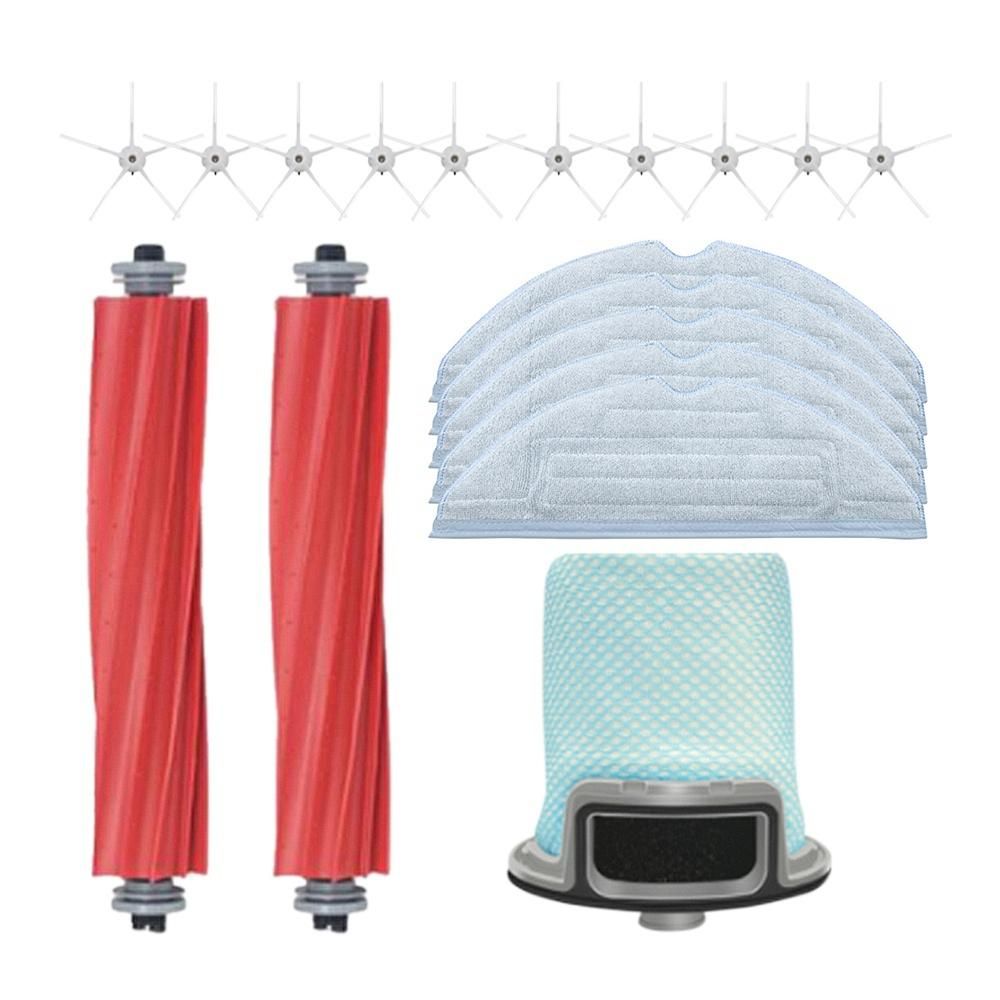 18Pcs for Xiaomi Roborock T7 S7 T7 Plus Vacuum Cleaner Parts Roller Brush Mop Cloth Front Filter Replacement B