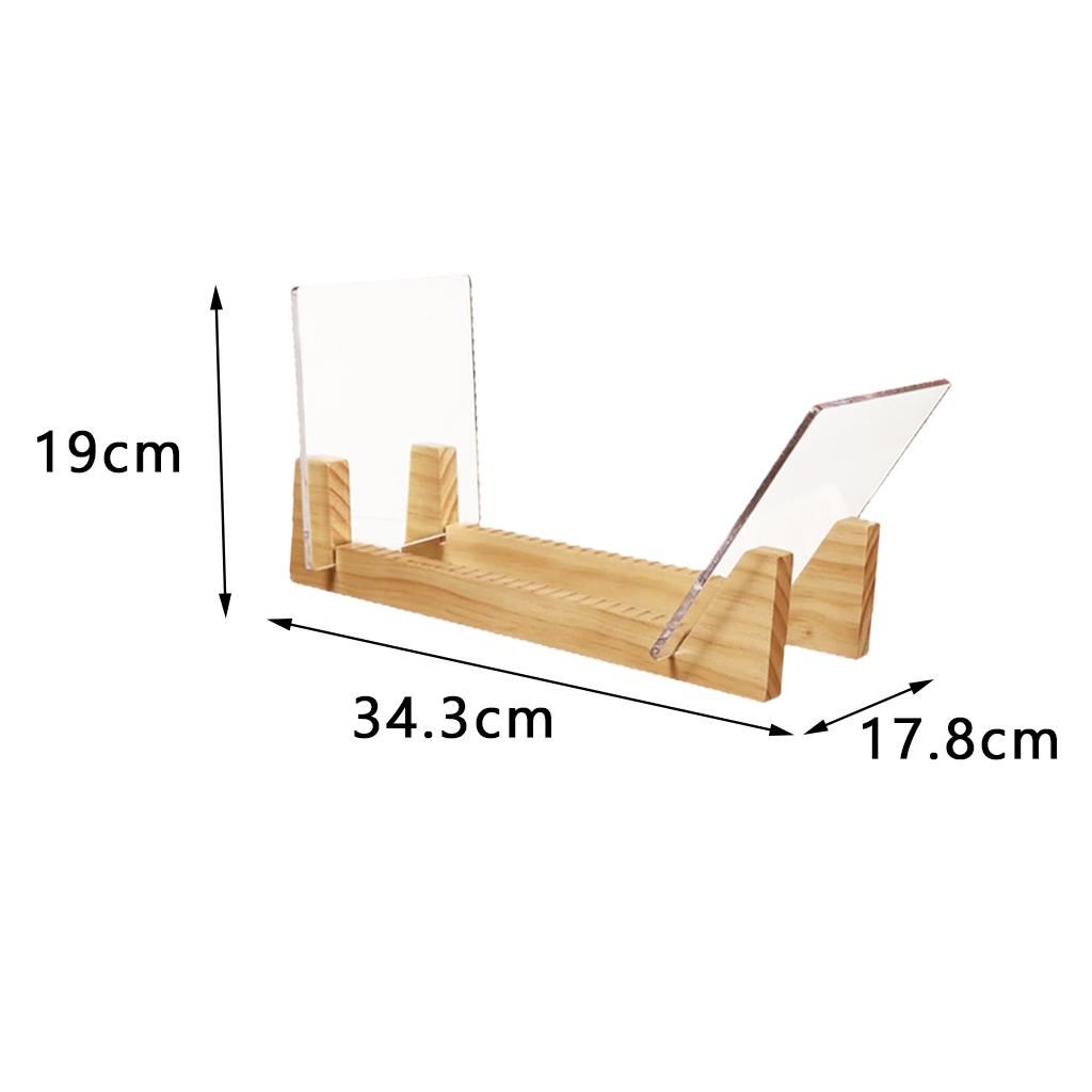 Holder W/ Acrylic Ends Album Display  Gift Khaki