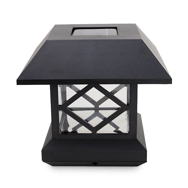 1.2V Garden Lawn Solar White LED Pillar Lamp Outdoor Cottage Yard Fence Light