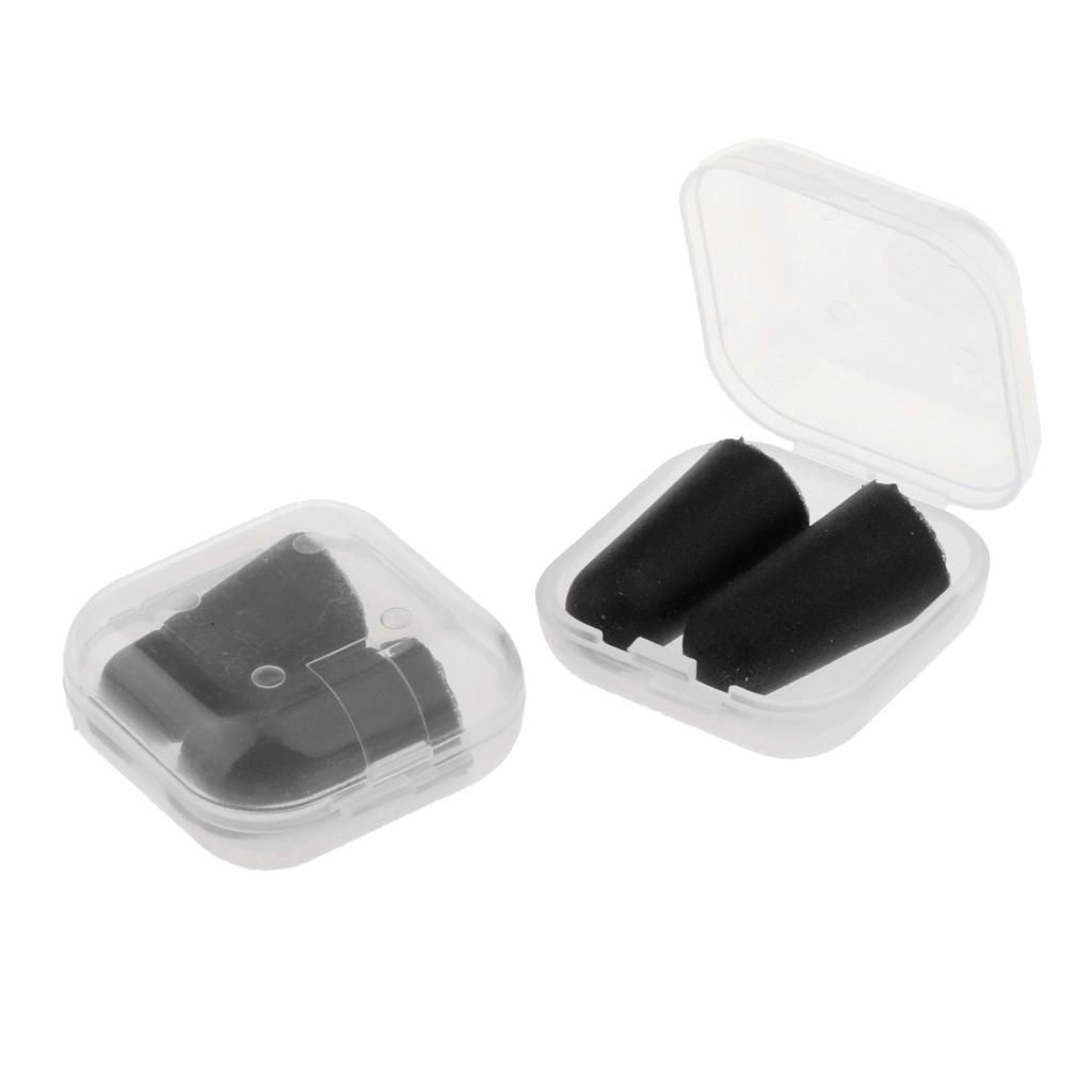 20 Pairs Super Soft Foam Ear Plugs For Sleeping, Snoring, Loud Black