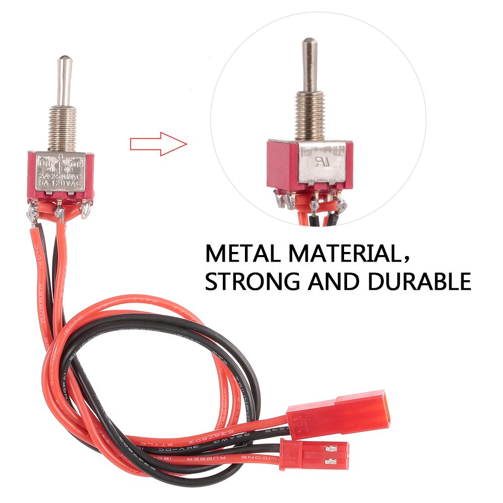 Metal Chassis Mounted Winch Switch For 1/10 Climbing Car