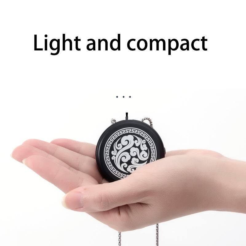 Children's Air Purifier Personal Wearable Mini Portable 100 Million Negative Ion Necklace Hanging Neck Purifier Black