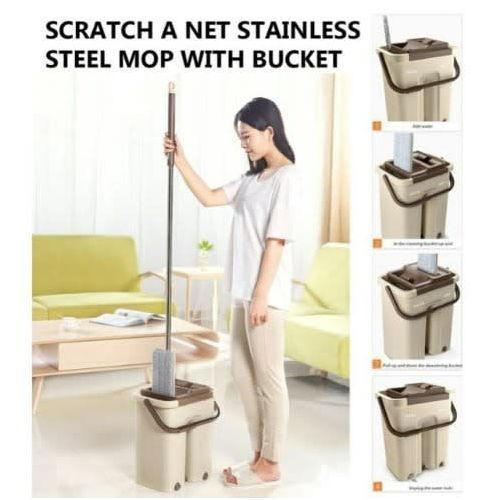 AUTOMATIC Microfiber Mop With Bucket