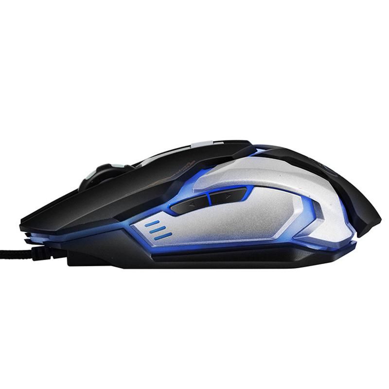 iMice Gaming Mouse Ergonomic Wired Mouse 6 Keys LED 2400 DPI Programmable Mouse Game Mice Silent Mouse with Backlight for PC Laptop