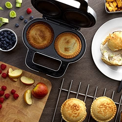 Double Deep-fill Non-stick Twin Pie Machine - Xl Electric Mincer - 900w