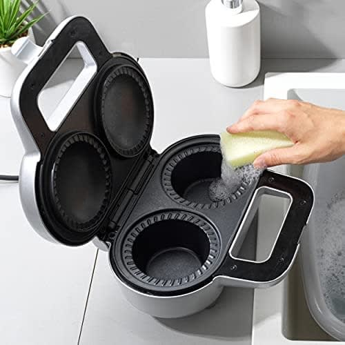 Double Deep-fill Non-stick Twin Pie Machine - Xl Electric Mincer - 900w