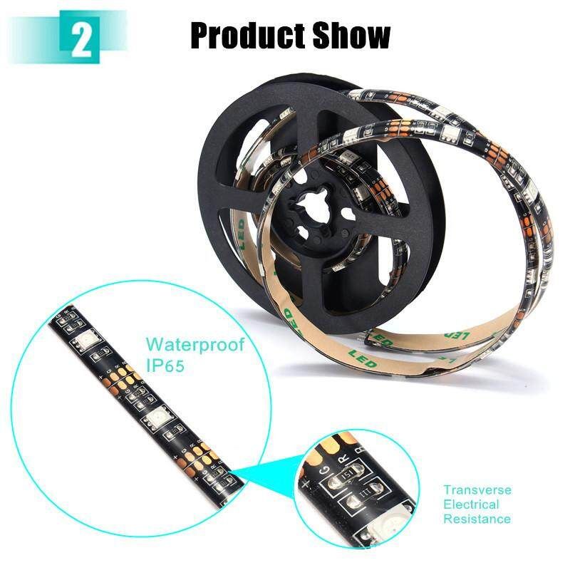 90cm USB 5V 27-SMD RGB 5050 LED Strip Light TV PC Background Lighting Kits Lamp