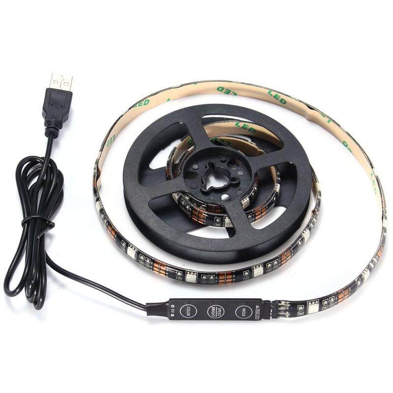 90cm USB 5V 27-SMD RGB 5050 LED Strip Light TV PC Background Lighting Kits Lamp
