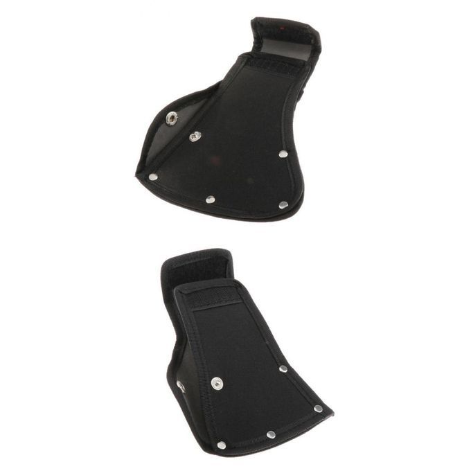 2x Durable Oxford Cloth Axe  Protection Mask Cover Black For Ax