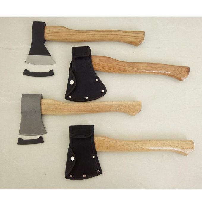 2x Durable Oxford Cloth Axe  Protection Mask Cover Black For Ax