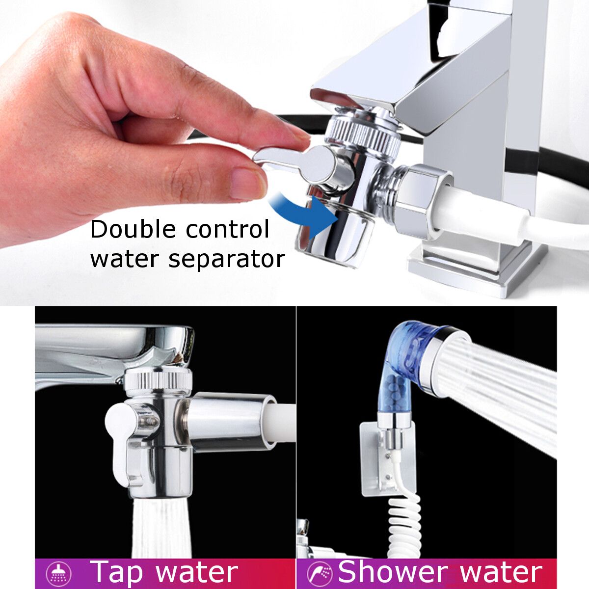 Bathroom Sink Faucet Sprayer Set Tap External Shower Sprinkle Kit W/ Filter For Hair Washing Pet Bath Toilet Sprayersil