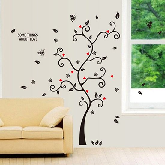 Modern Family Photo Frame Tree Removable Wall Decal Art-