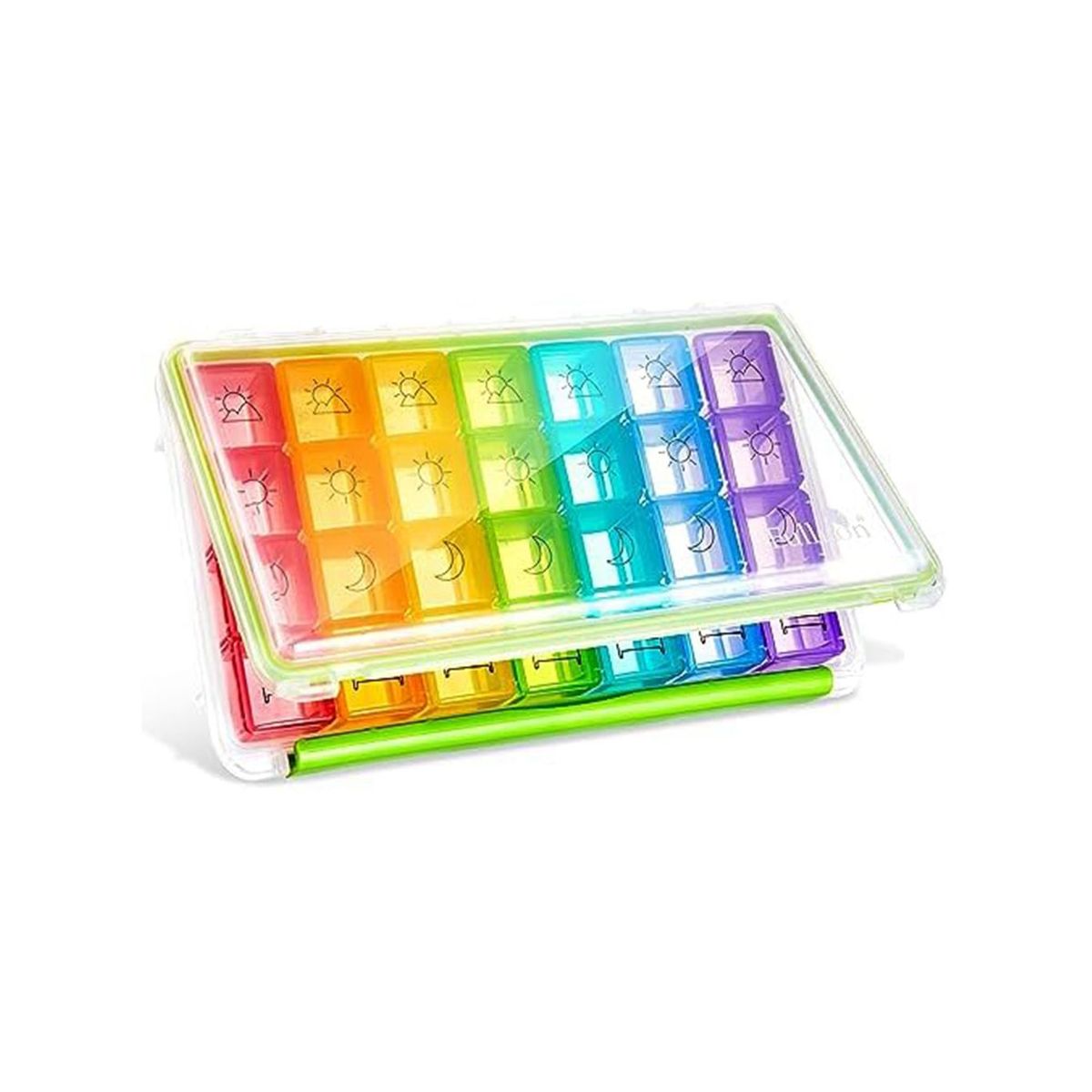 Weekly Pill Organizer 4 Times A Day, Pill Box 7 Day for Travel, Moisture-Proof Daily Pill Box Organizer,for Medicine