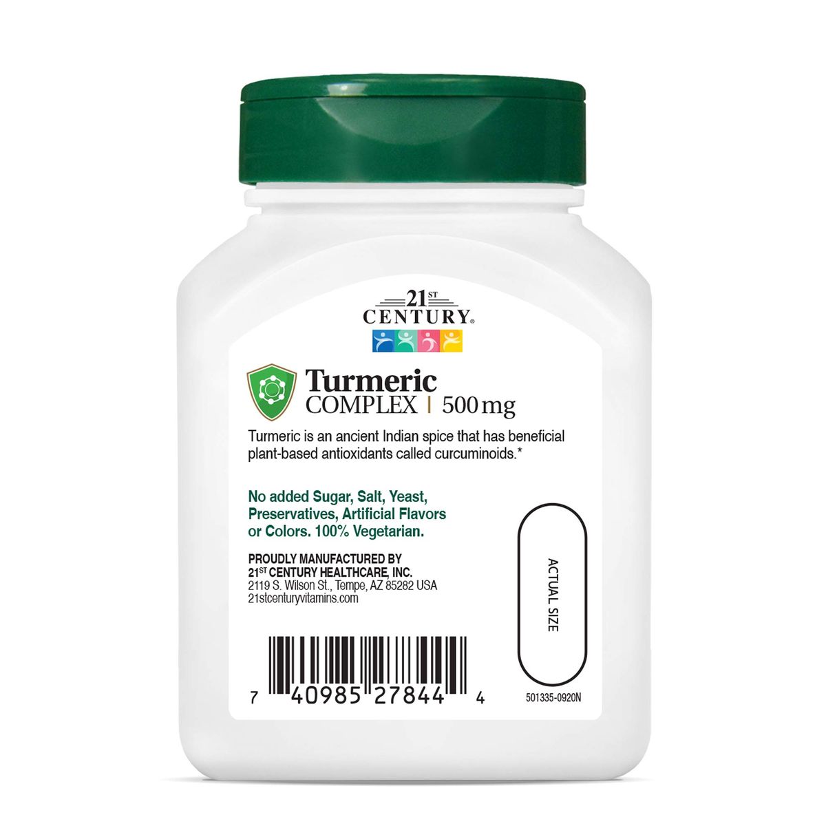 Turmeric Complex Vegetarian Capsules, 60 Caps