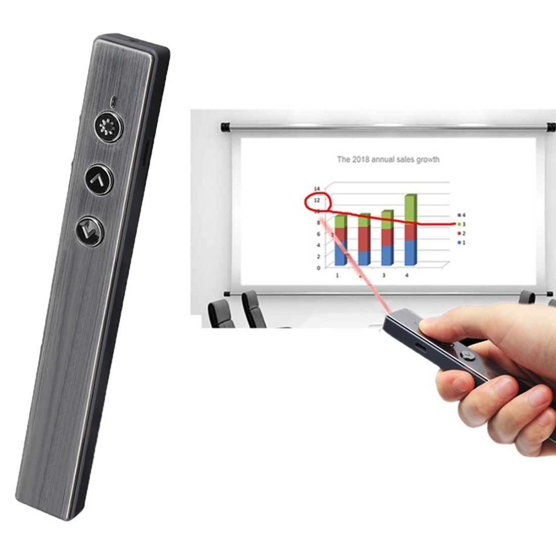 MC Saite PR-20 Wireless Laser PowerPoint Clicker