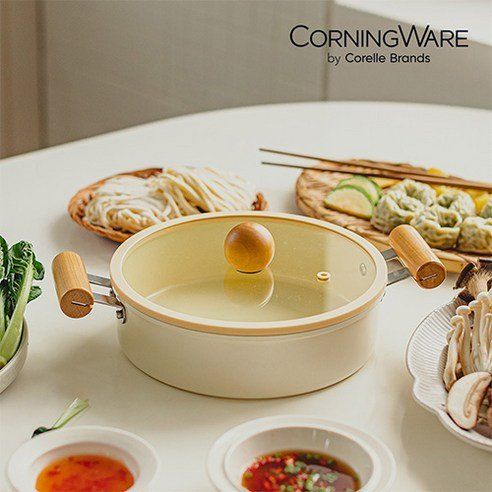 Corningware Butter Induction Ceramic Cookware 22cm Hot Pot