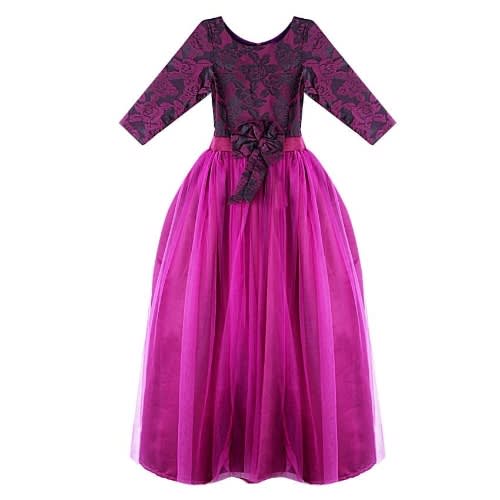 Damask Dress For Age 8