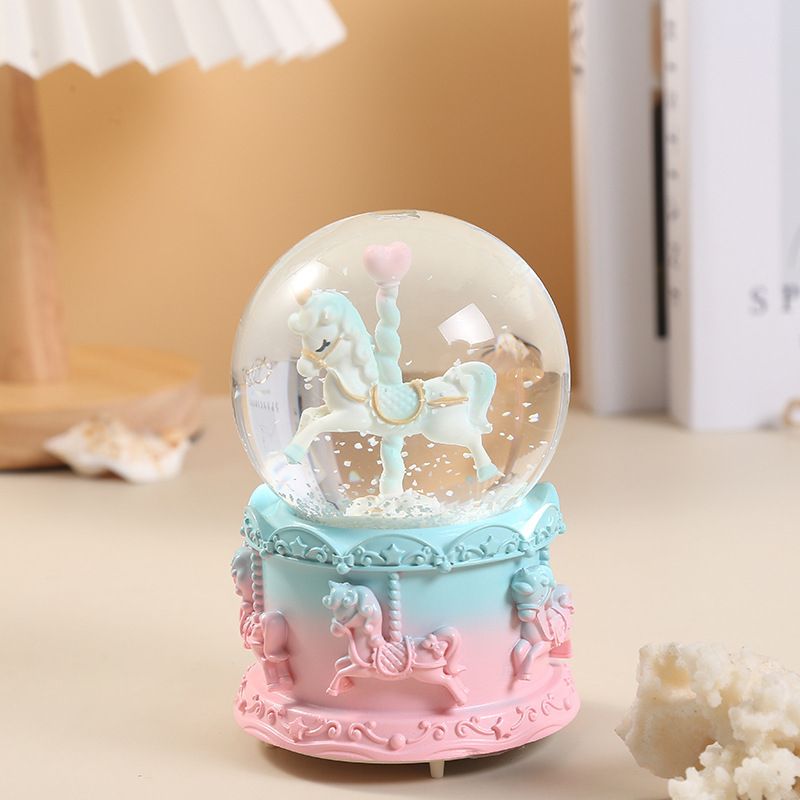 Crystal Snow Globes BallCrafts Home Office-Dark Green