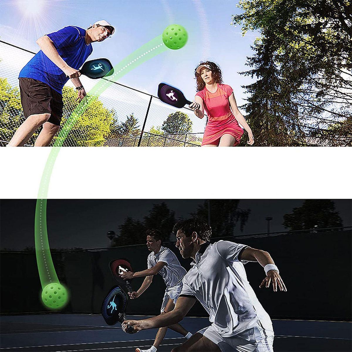 6Pcs Pickleball Balls Practice For Sanctioned Green