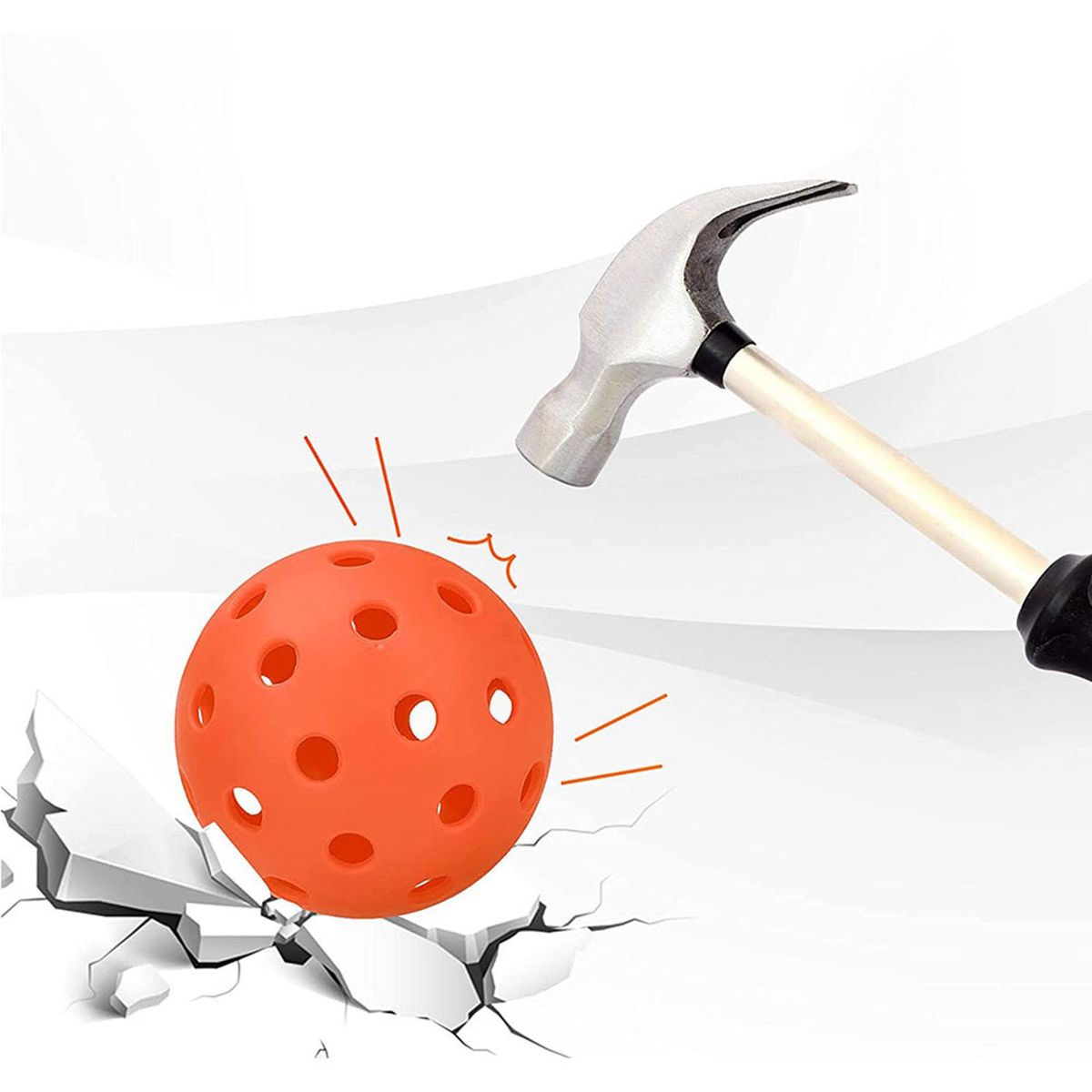 6Pcs Pickleball Balls Practice For Sanctioned Green