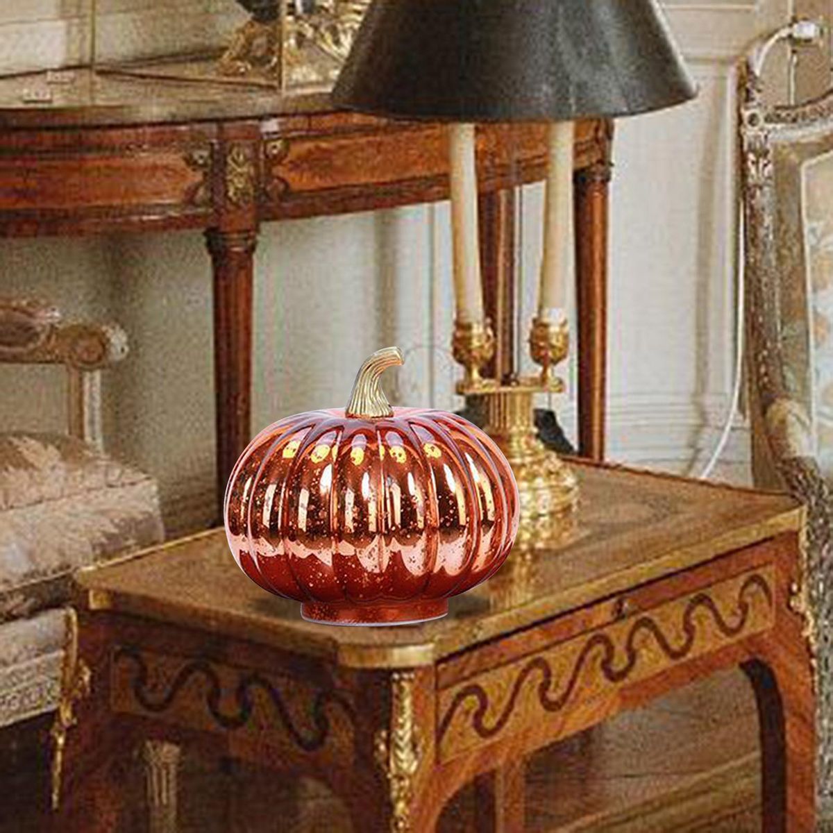 Pumpkin Glass Blown Ornaments Pumpkin Sculpture For Style