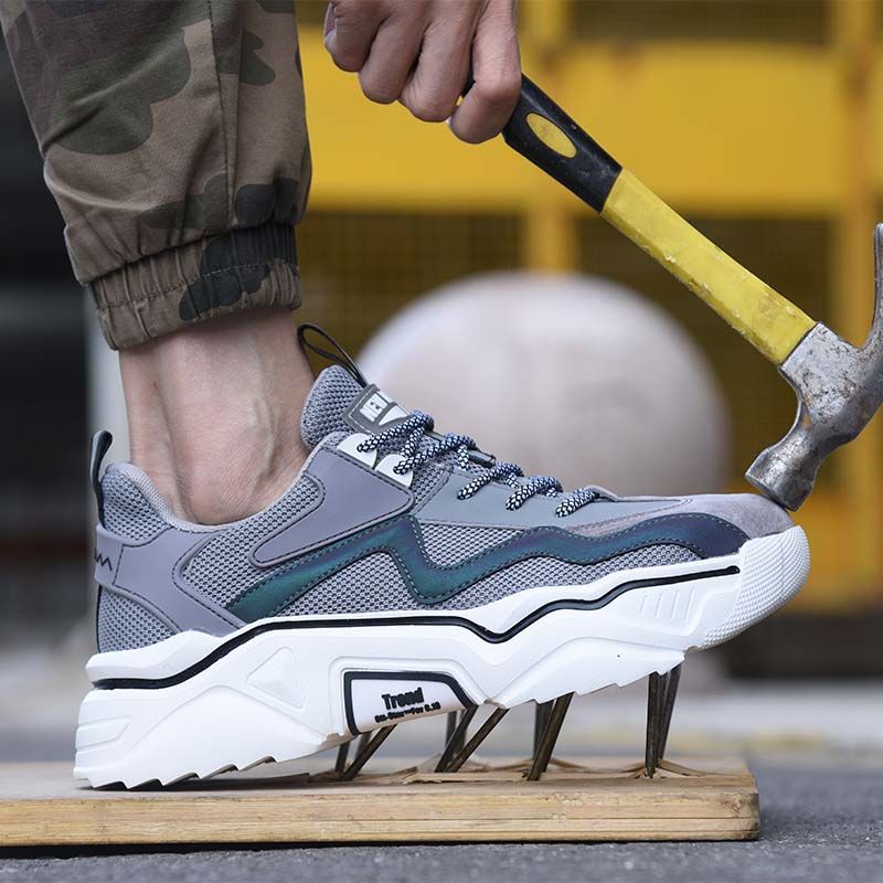 Safety Shoes Women Steel Toe Shoes Men Work Sneakers