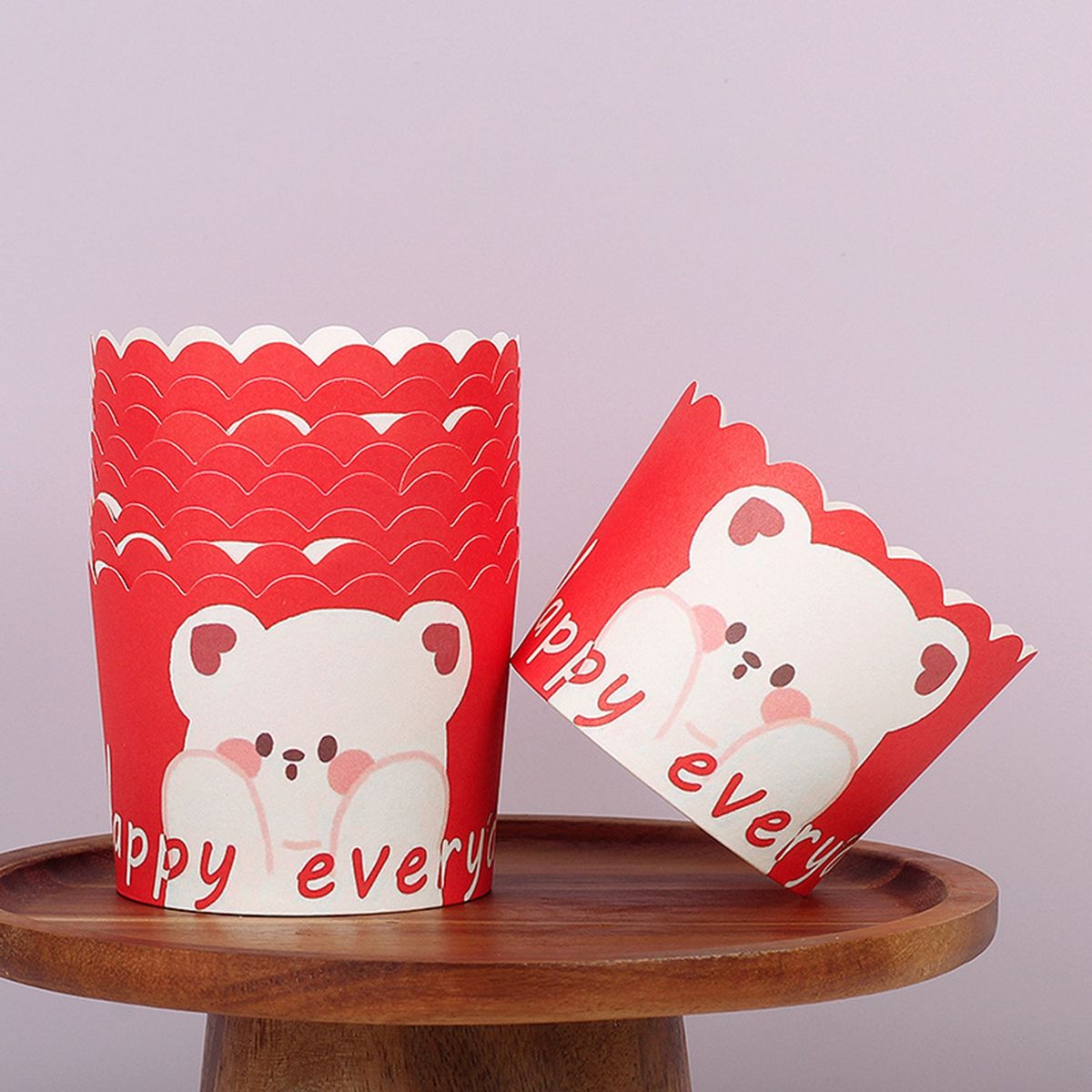 50Pcs Cake Liner   Decorative Wedding Muffin E