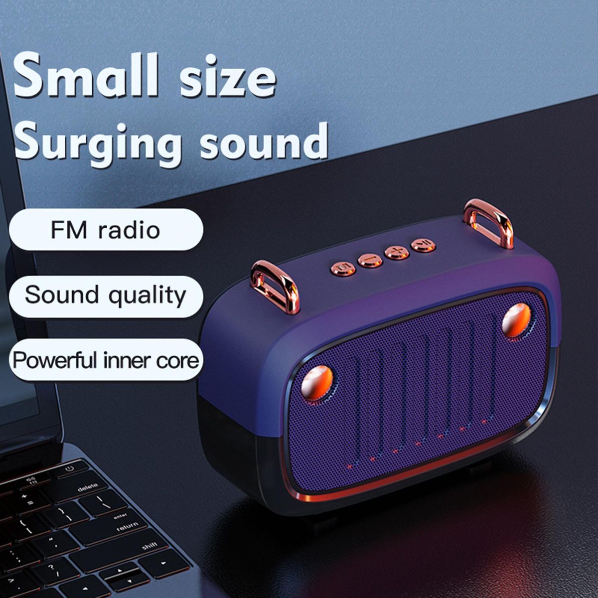 Creative Cartoon Mini Outdoor Wireless-Grey