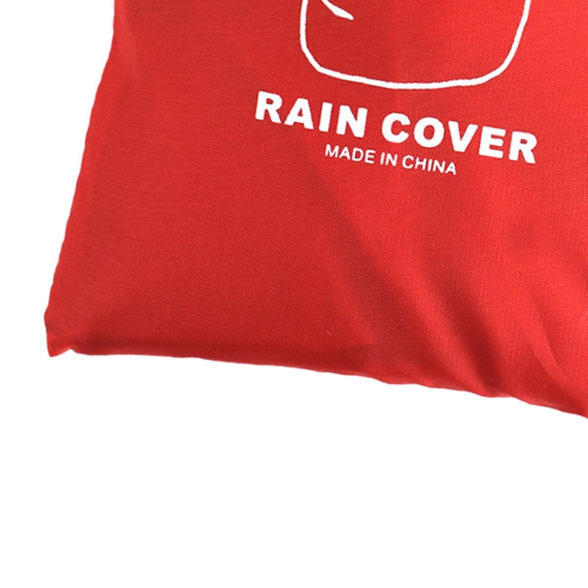 Portable Travel Rain Cover Storage Bags Men Buckle Red