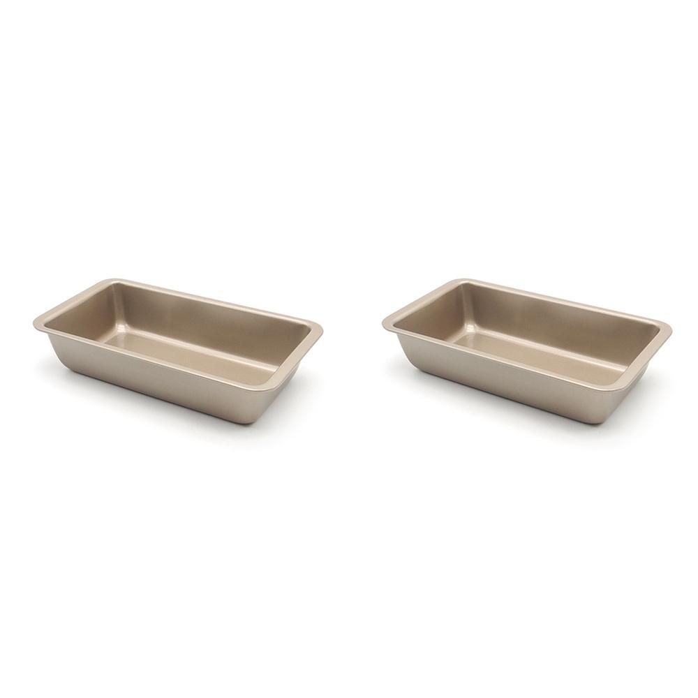 2Pcs 9 Inch Loaf Baking Pan Carbon Bakeware DIY Pan Oven