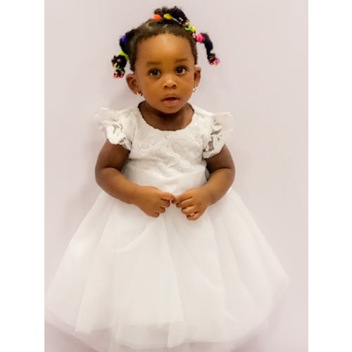 Baby Girl Ball Gown - White
