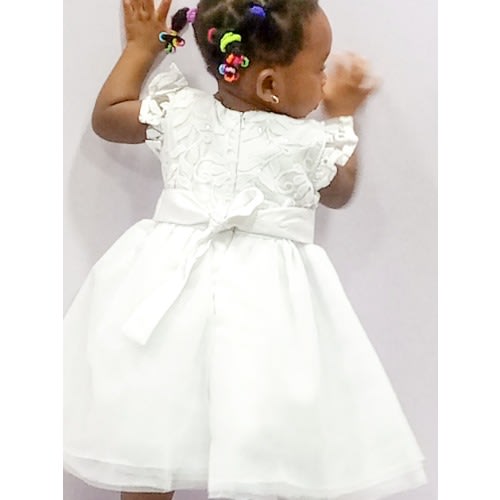 Baby Girl Ball Gown - White