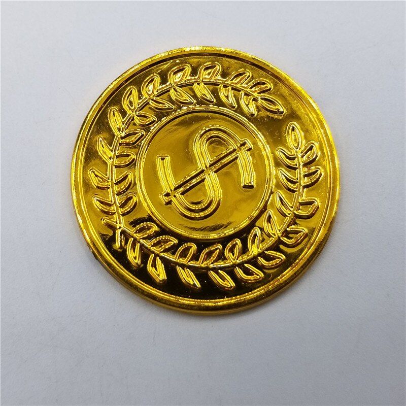100pcs/set Foreign Trade Pirate Gold Coin Pirate Props Gold
