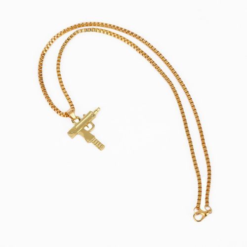 Special Personality Men Necklace Hip Hop Style Gun Shape